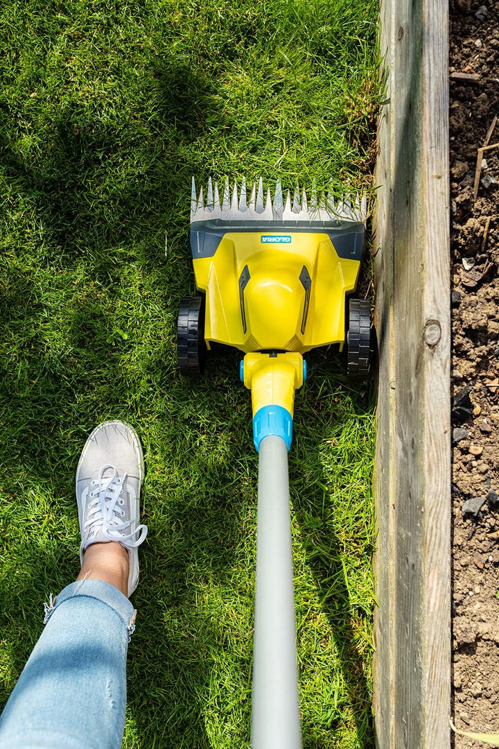 GLORIA Akku Rasen-und Kantenschneider FineCut 18V Set - Ergänzung für Mähroboter | Akku Rasenmäher/R