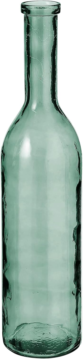 Mica Decorations Rioja Dekorative Flasche - H75 x Ø18 cm - Grün H. 75 cm D. 18 cm Grau/Grün, H. 75 c