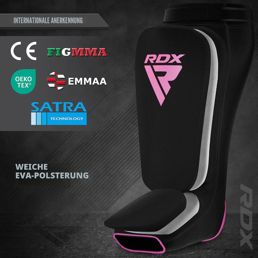 RDX Schienbeinschoner Kickboxen, Schienbeinschützer Thaiboxen Kampfsport Muay Thai MMA Spannschützer