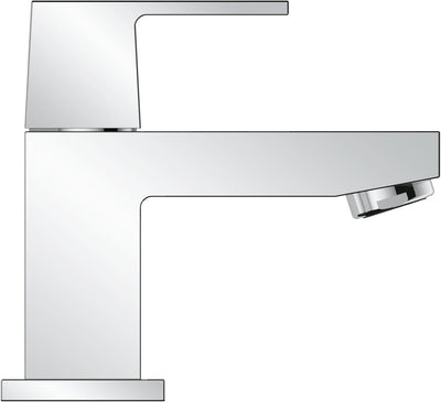 GROHE Eurocube | Badarmatur - Waschtischarmatur | EcoJoy WASSERSPARFUNKTION, glatter Körper | chrom