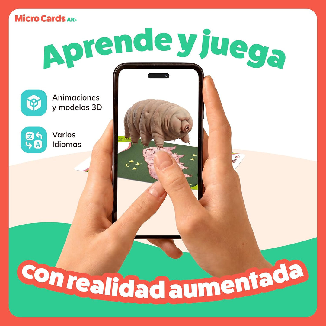 aAR+ Body Planet Micro Cards – Lernkarten Mikroorganismen mit Augmented Reality | Bakterien, Viren &