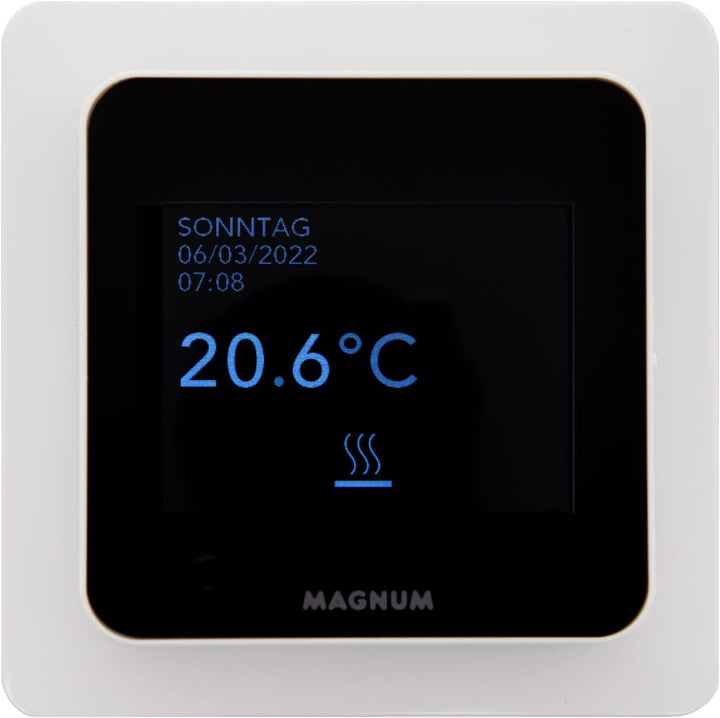 MRC WiFi Smart Thermostat/Raumregler mit Bodenfühler für Fussbodenheizung, Elektro-Heizung, Konvekto