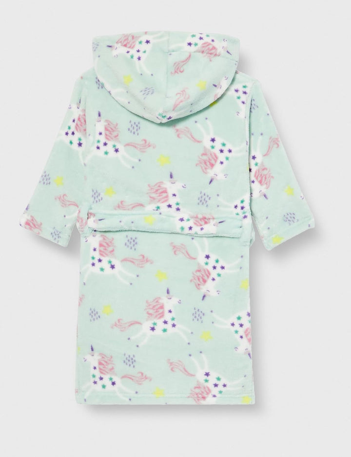 Playshoes Unisex Kinder Fleece-Bademantel Morgenmantel