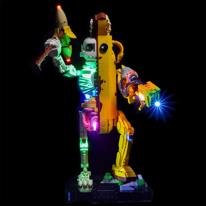 LED-Beleuchtungsset für LEGO Fortnite Peely Bone 77072, Lichtkit für Baumodell (ohne Bausatz, nur Li