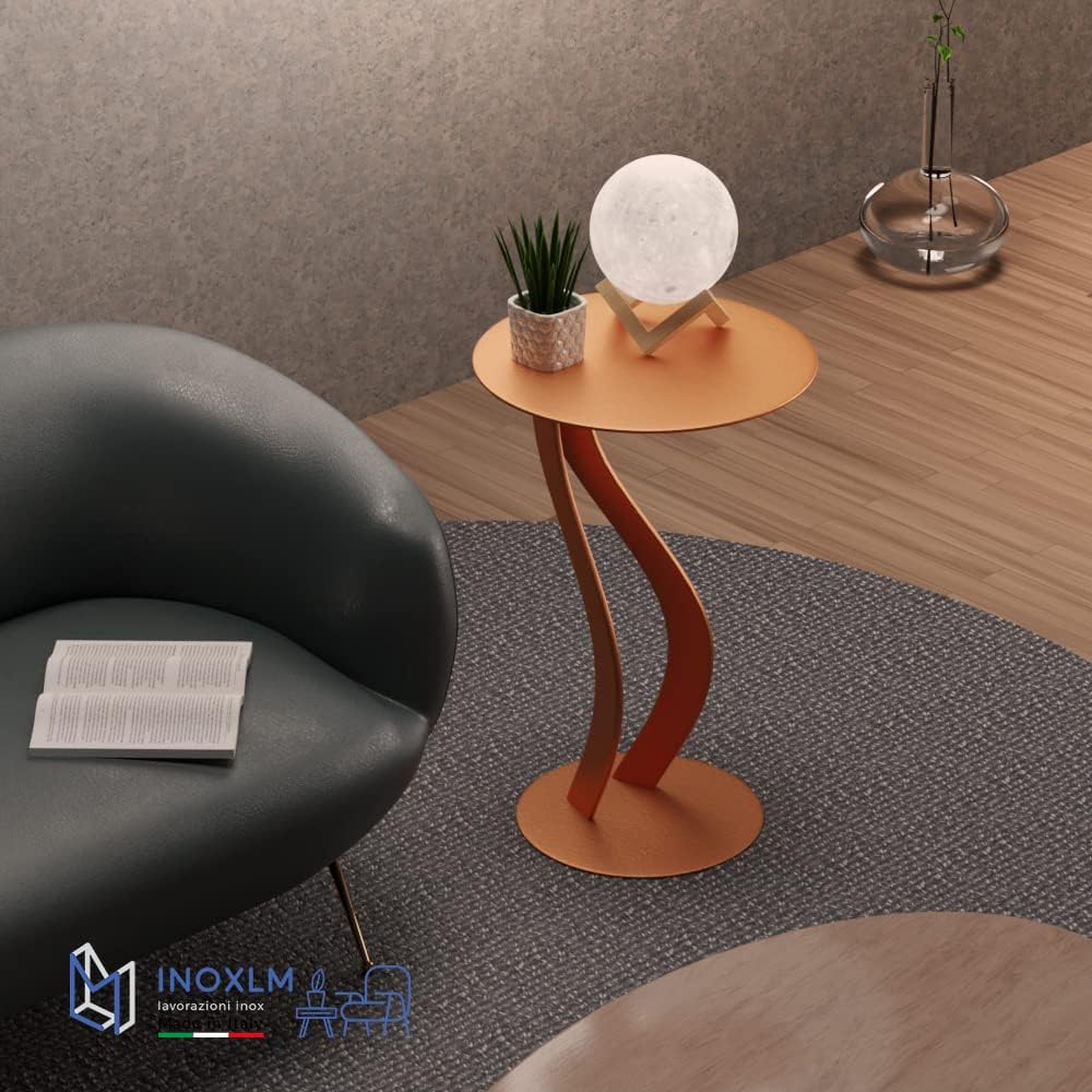 INOXLM Couchtisch Narciso | Couchtisch | Couchtisch | Niedriger Design | Couchtisch für Wohnzimmer |