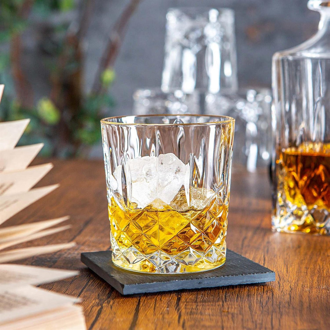 RCR Crystal Orchester Geschnittenes Glas Dof Doppelte Altmodische Whiskybrillen Trinkgläsers Set - 3