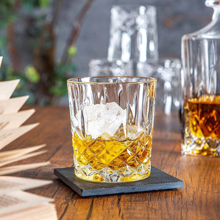 RCR Crystal Orchester Geschnittenes Glas Dof Doppelte Altmodische Whiskybrillen Trinkgläsers Set - 3