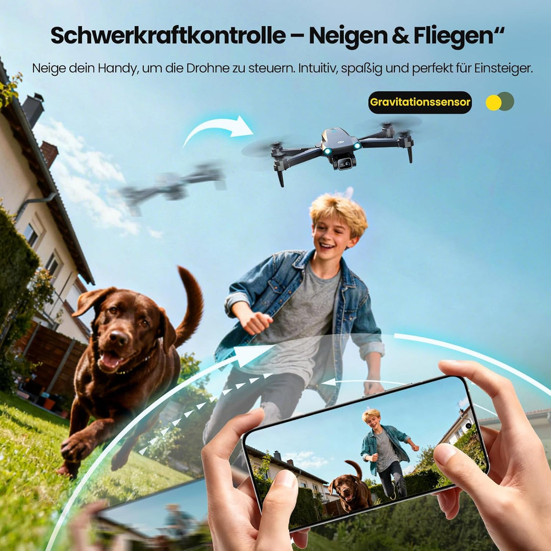 Holy Stone HS290 faltbare Drohne mit Kamera 1080P für Anfänger&Kinder, Quadcopter mit Optischem Flus