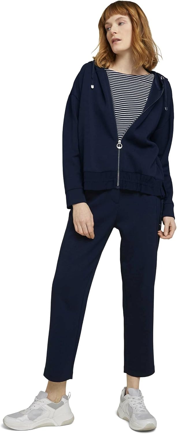 TOM TAILOR Damen Hosen & Chino Barrel Leg Hose Sky Captain Blue,42,10668,6000