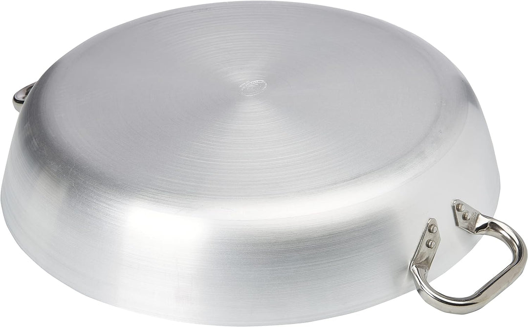 Pentole Agnelli ALMR111050 Strahlungspfanne, professionelles Aluminium 5 mm, 50 cm, 50 cm