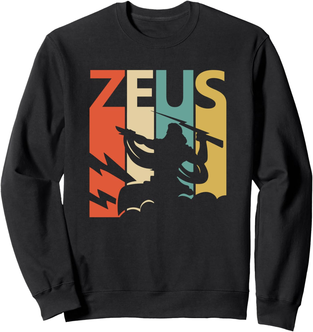 Vintage griechische Mythologie Gott Zeus Sweatshirt
