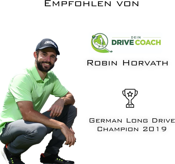 HEROGOLF Speed-Sticks - Der Golf Schwungtrainer für mehr Geschwindigkeit, längere Schläge und EIN be