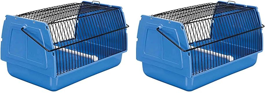 Trixie 5902 Transportbox, kleine Vögel/Kleintiere, 30 × 18 × 20 cm (Packung mit 2) L 12 x B 7 x H 8