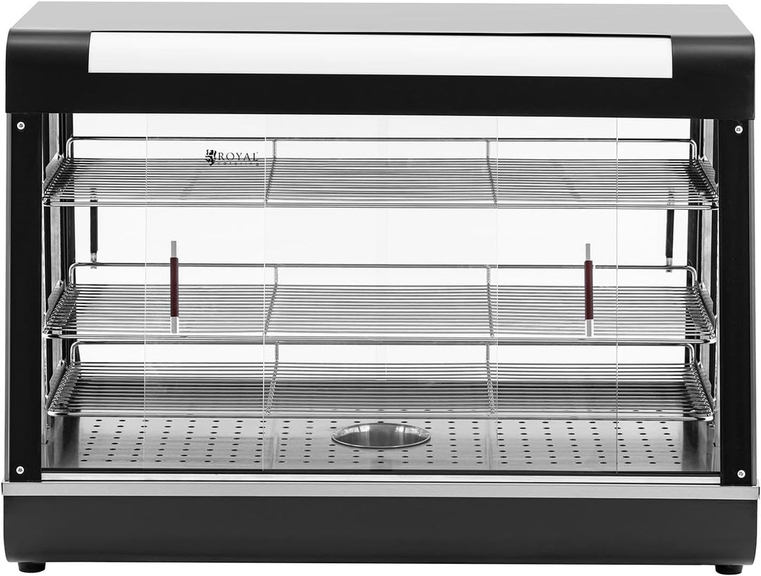 Royal Catering RC-HTDLD Heisse Theke cm Royal Catering 1600 W Warmhaltevitrine Warmhaltetheke Wärmev