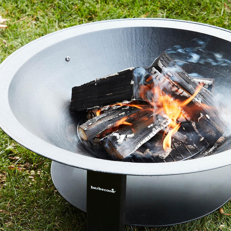 Barbecook Feuerschale für den Garten aus lackiertem Gusseisen 3-Beine Ø 75-cm bis 400 Grad hitzebest