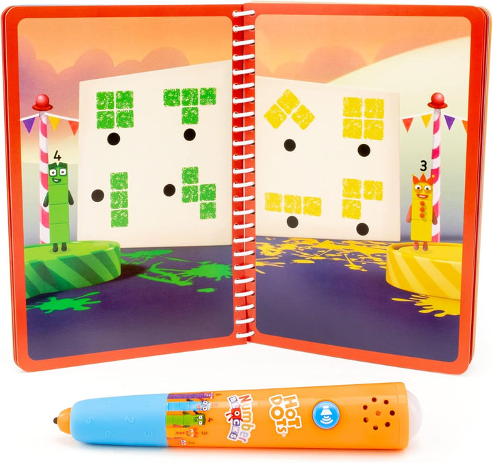 Learning Resources Hot Dots Numberblocks 1-10 Aktivitätsbuch mit interaktivem Stift, über 75 Aktivit