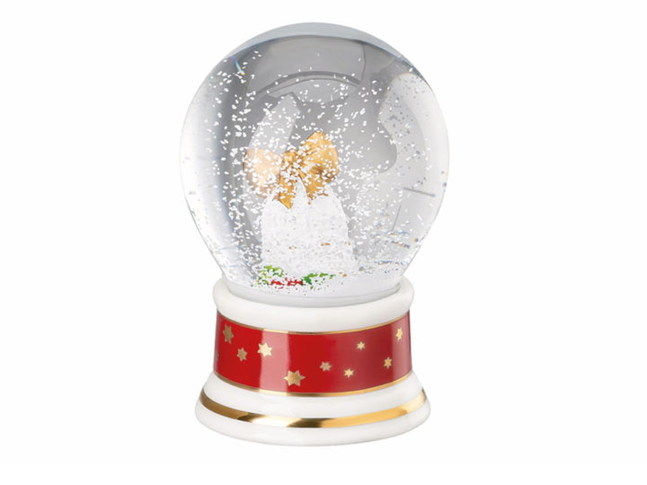 Schneekugel 2024-Süsser die Glocken nie klingen 7,9 cm