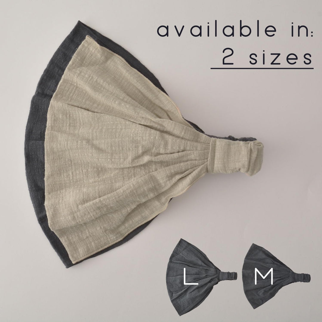 CHARM Damen & Herren Bandana-Stirnband aus Baumwolle, Elastisches Yoga Haarband, Boho Haar Tuch L Be