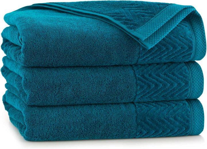 Handtuch Sets - Badetuch - Handtuch - Gästetuch I 100% Ägyptischer Baumwolle I Sammlung Toscana, Far