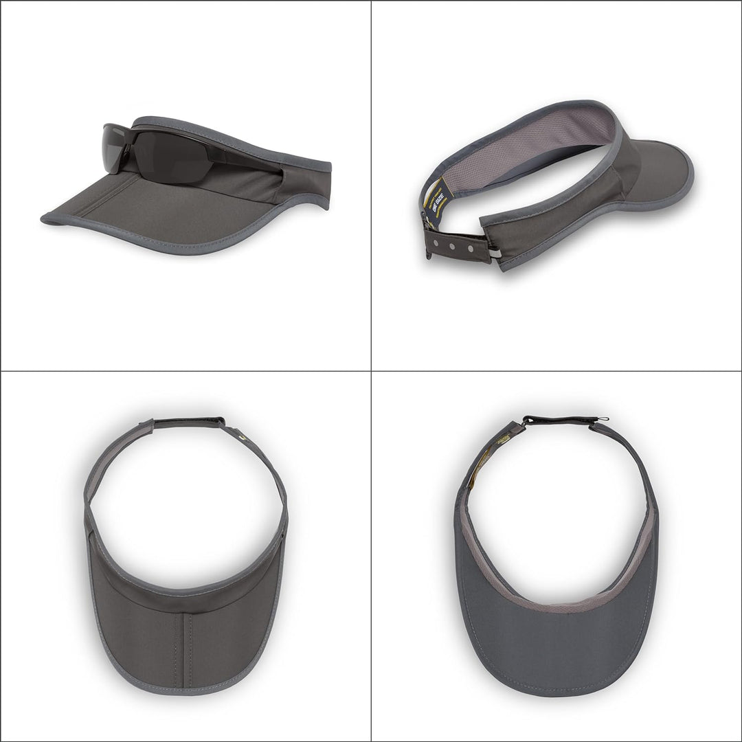 Sunday Afternoons Sun Sunday Aero Visor Coral/Gray slate, slate