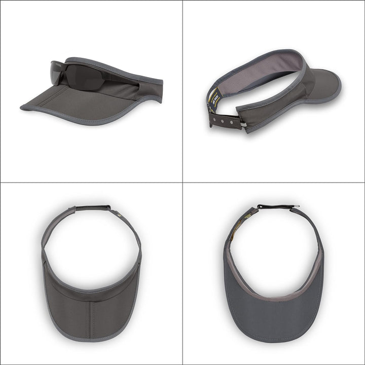 Sunday Afternoons Sun Sunday Aero Visor Coral/Gray slate, slate