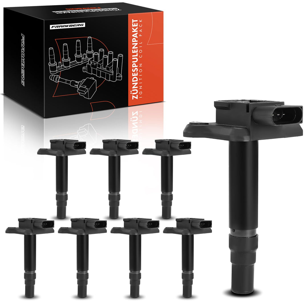 8x Zündspule Zündmodul für A3 A6 A8 TT A-l-h-a-m-b-r-a Cordoba Ibiza III Leon Toledo II Octavia Golf