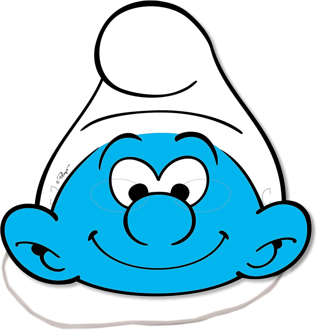 Ciao 14588.2-3 Skeleton Halloween Special Edition Costume Boy Official Smurfs (Size Years) with Cape