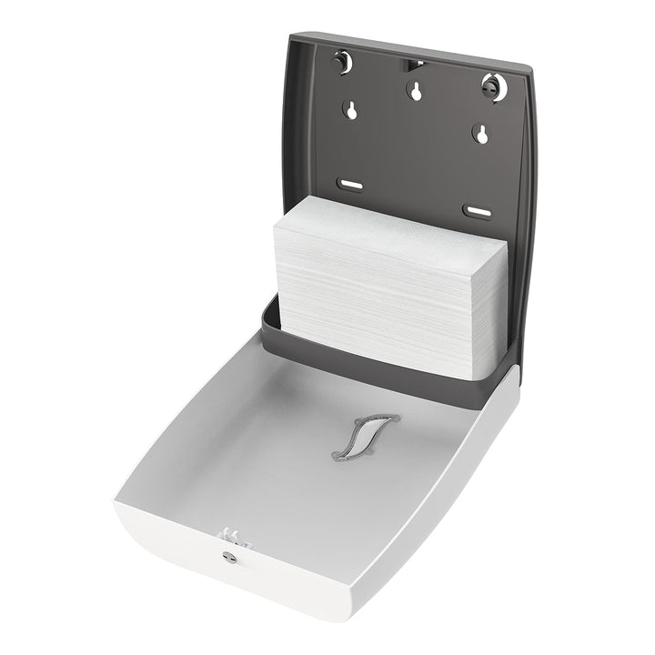 Oasis Creations Berührungsloser Papierhandtuchspender für 500 multifunktionale Taschentücher, Badezi