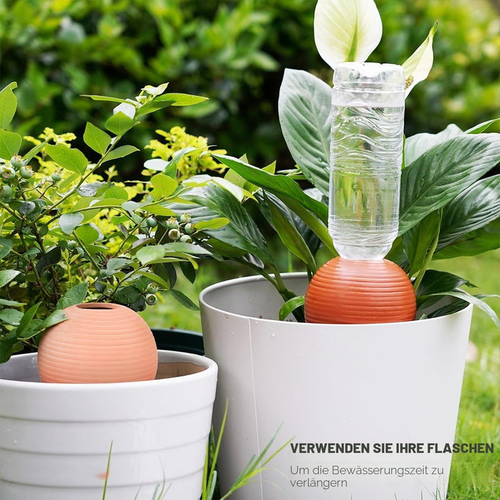 TerraCotta Pflanzen-Bewässerungsstäbe, automatische Pflanzenbewässerungskugeln-Geräte, 400 ml Wasser