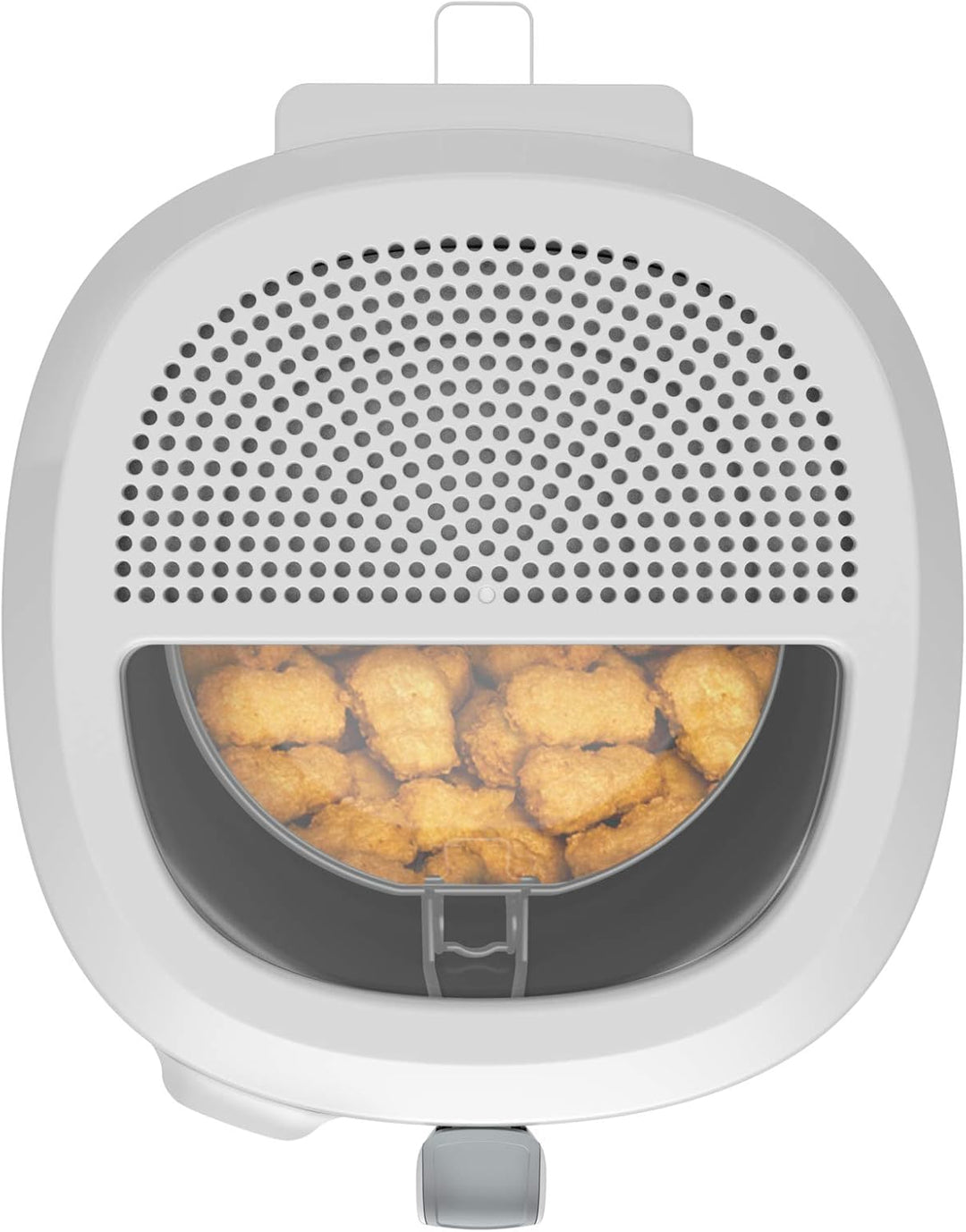 Moulinex AF2031 Fritteuse, Uno, Kapazität 1 kg für 4 Personen, Öl-Fassungsvermögen 1,8 l, Weiss XL-D