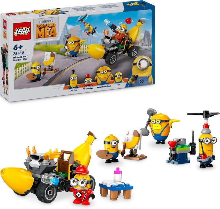 Lego Ich – Einfach unverbesserlich 4 Minions und das Bananen Auto, Spielset zu Ich – Einfach unverbe