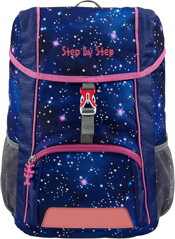 Step by Step Rucksack-Set KID REFLECT „Star Seahorse Zoe“, mit Sitzkissen, ergonomischer Mini-Ranzen