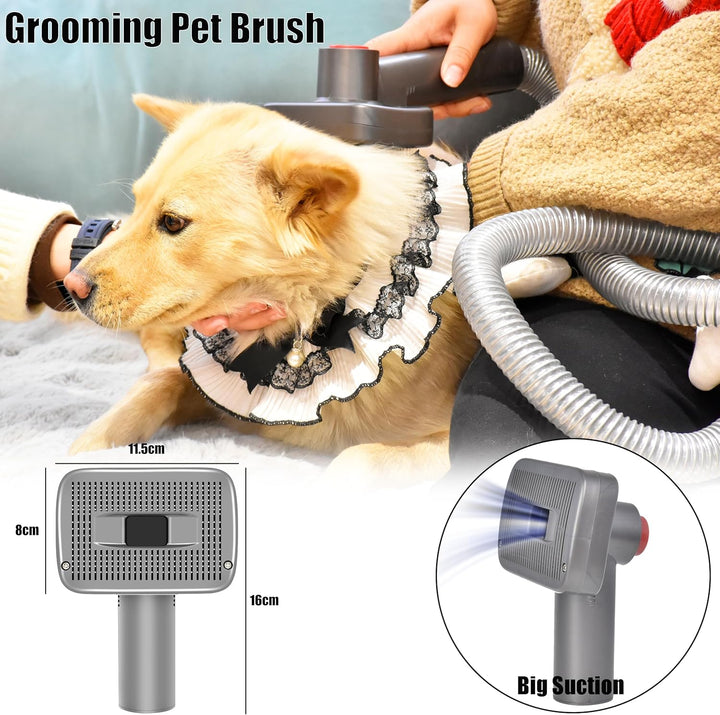 Italdos Haarschneidemaschinen-Set kompatibel mit Dyson V7 V8 V10 V11 V15 selbstreinigende Bürsten fü