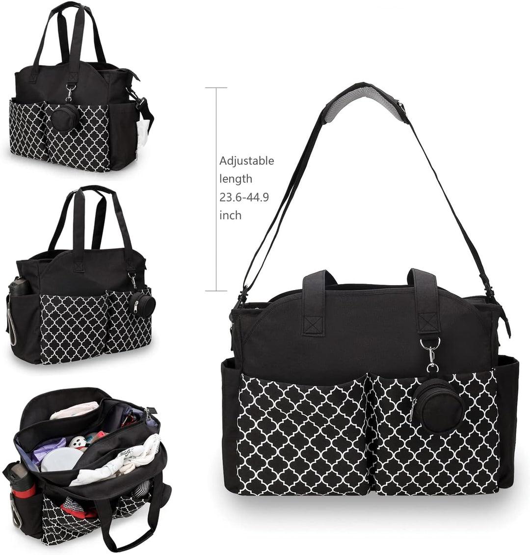 Wickeltasche Tote Baby Wickeltasche Grosse Babytaschen für Mama mit Wickelstation Multifunktions Rei