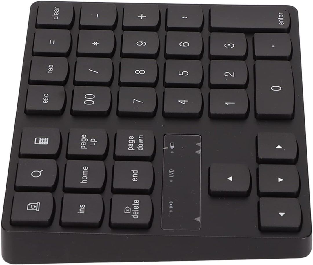 ciciglow Kabelloser Ziffernblock, 35 Tasten, 2,4 G, Tragbarer Nummernblock, USB-Laptop-Tastatur, Erg