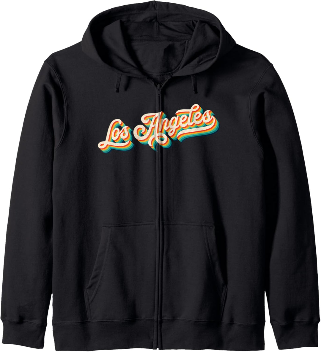70s Vintage Retro Los Angeles California Throwback Gift Kapuzenjacke