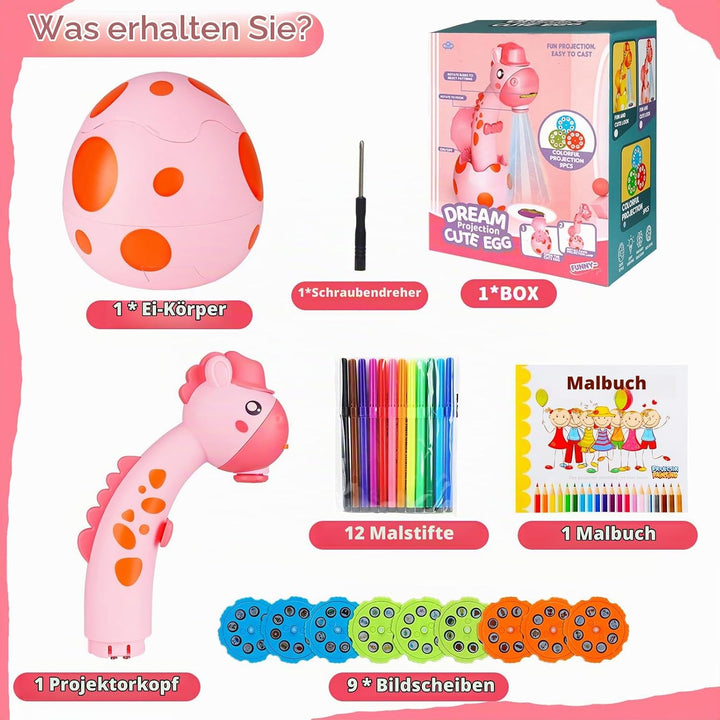 Zeichenprojektor für Kinder Maltafel Zaubertafel, KETIEE Projektor verfolgen und zeichnen Toy Kinder