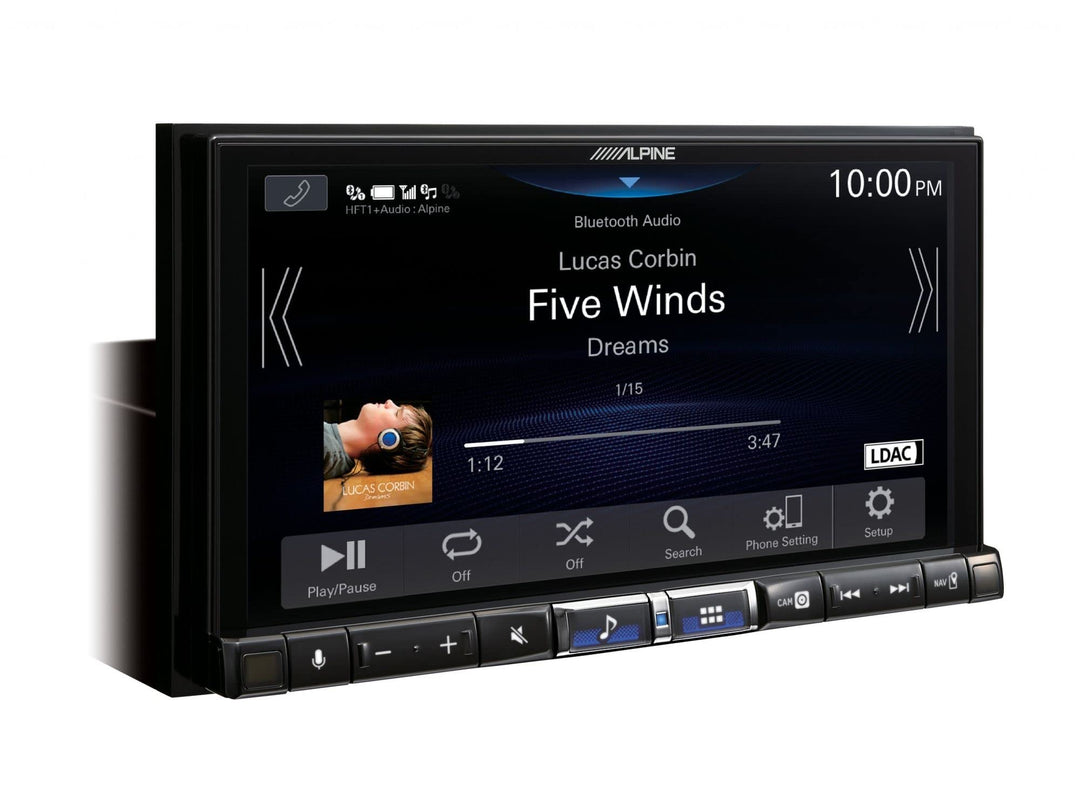 Alpine iLX-705D | Wireless Apple CarPlay und Android Auto Autoradio mit 7 Zoll Display