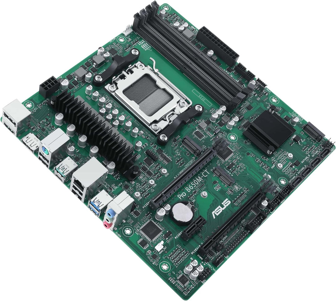 ASUS Pro B650M-CT-CSM Business Mainboard Sockel AMD AM5 (Ryzen 7000, micro-ATX, DDR5 Speicher, PCIe