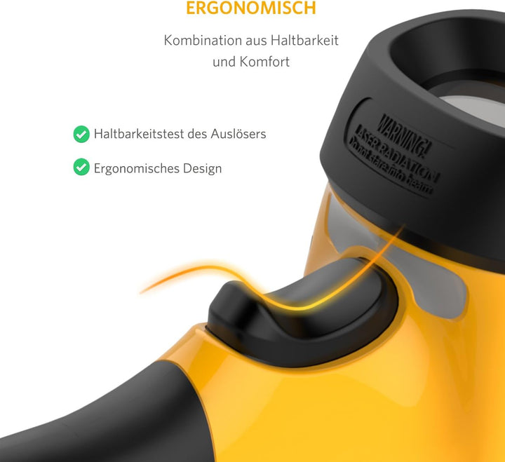 Inateck Barcode Scanner Wireless 2.4GHz, Akku mit 2600 mAh, 60 m Reichweite, automatisches Abtasten