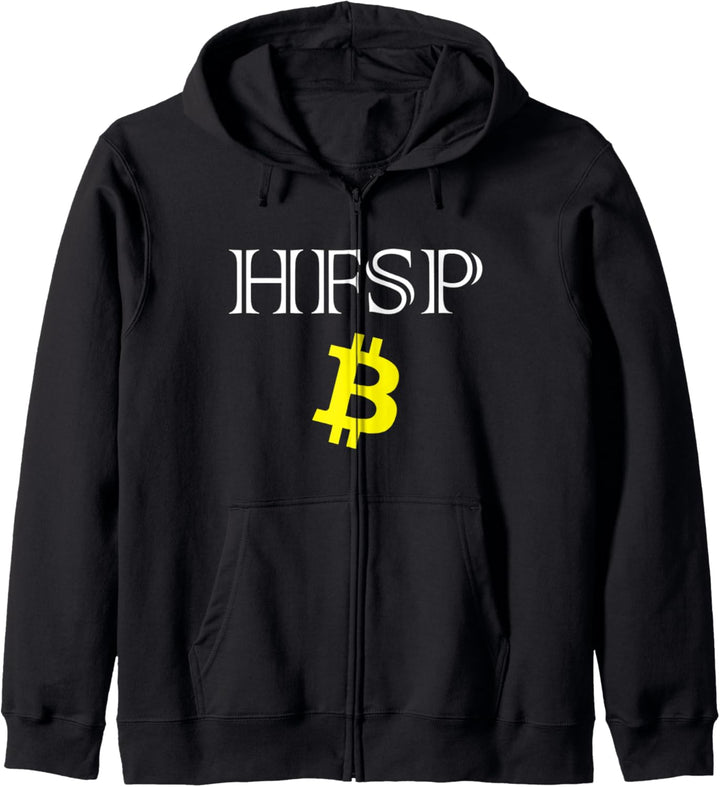 BTC Bitcoin Have Fun Staying Poor HFSP Geld Krypto Hodl Kapuzenjacke