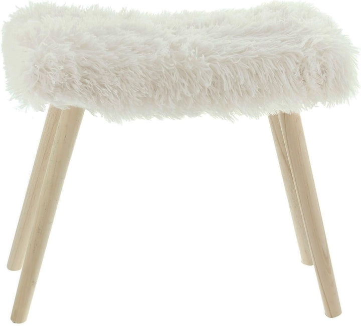 FRANK FLECHTWAREN Hocker Kuschelfell