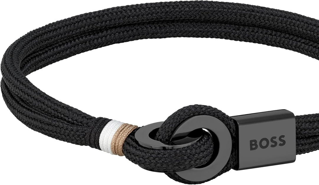 BOSS Jewelry armband für Herren Kollektion THAD SPORT aus Nylon - Erhältlich in Verschiedenen Grösse