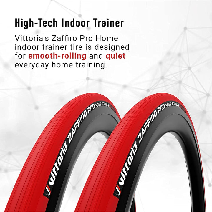 Vittoria Zaffiro Pro Home Vollreifentrainer, Rot 29, 29