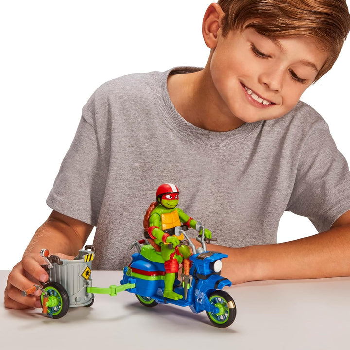 Teenage Mutant Ninja Turtles - Turtle Cycle W/Sidecar & Figure