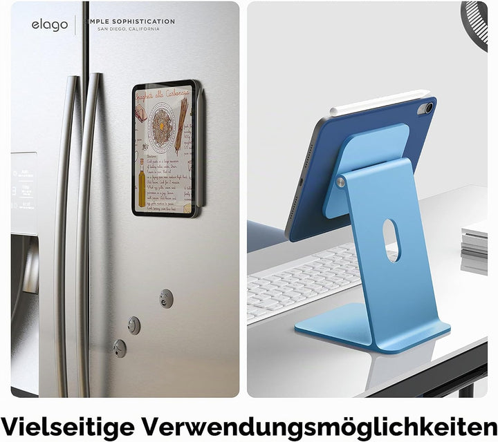 elago Magnetische Folio Hülle Kompatibel mit iPad Mini 8.3 Zoll 6. Generation - Rückwand kann an Met