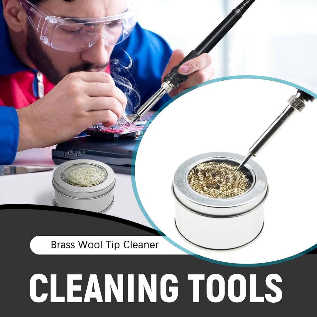 2 in 1 Heissluft Lötstation, 700W Lötstation mit 5 zusätzlichen Lötspitzen und 3 Heissluftdüsen, Hei