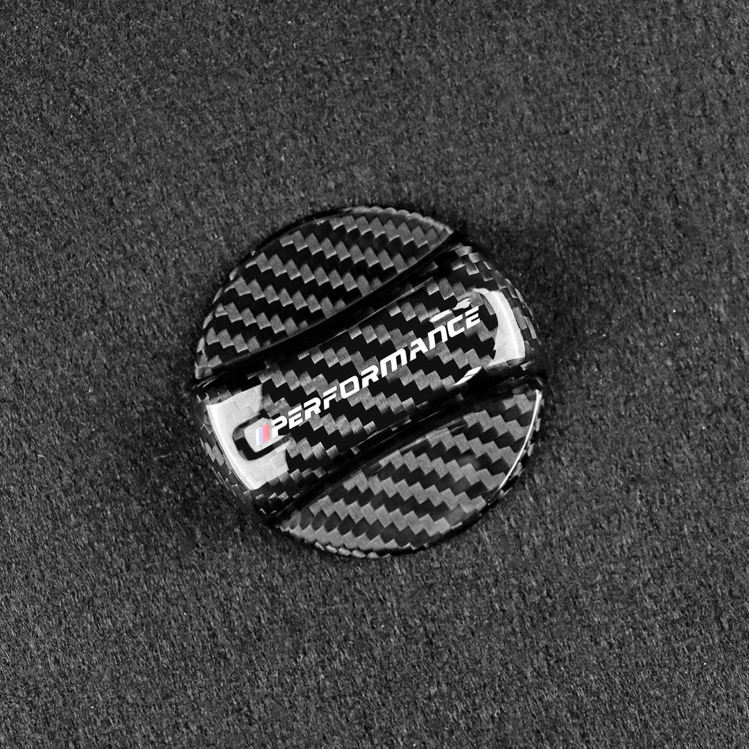 KUNGKIC Kohlefaser Universal Auto-Kraftstofftank-Öl-Gas-Deckel Aufkleber Innenbereich Dekoration Com