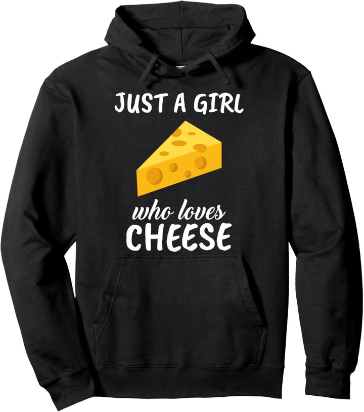 Damen Just A Girl Who Loves Cheese Kleidung Käse Pullover Hoodie