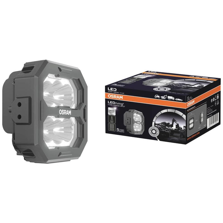OSRAM LEDriving® Cube PX2500 Spot, LEDPWL110-SP, OFF ROAD, LED Arbeitsscheinwerfer, 2500 Lumen, Falt